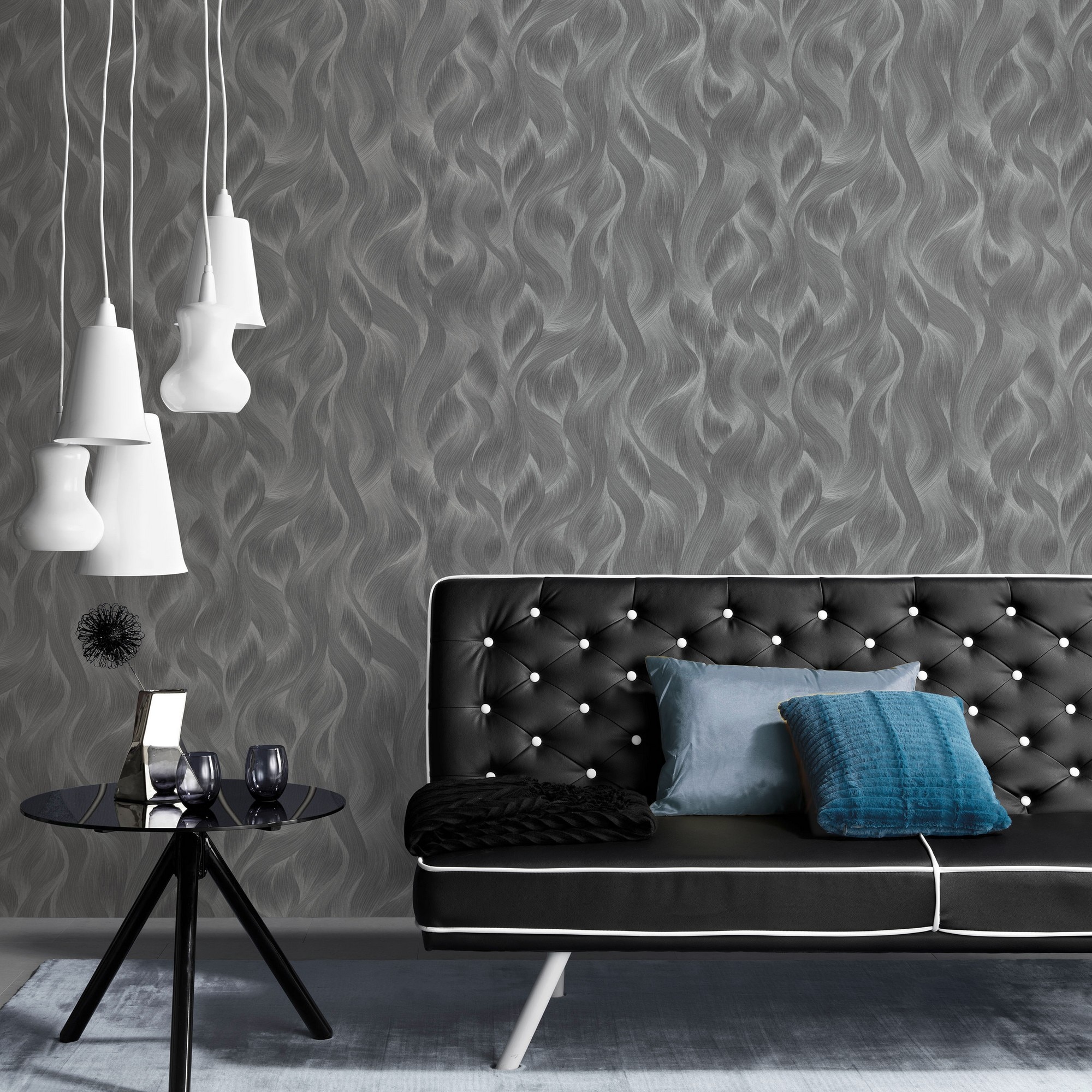 Papel de Parede Giorgio Elle Cinzento-2