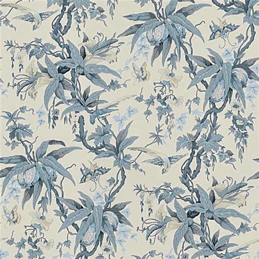 Papel pintado TNT Mary Day Botanical Slate Ralph Lauren