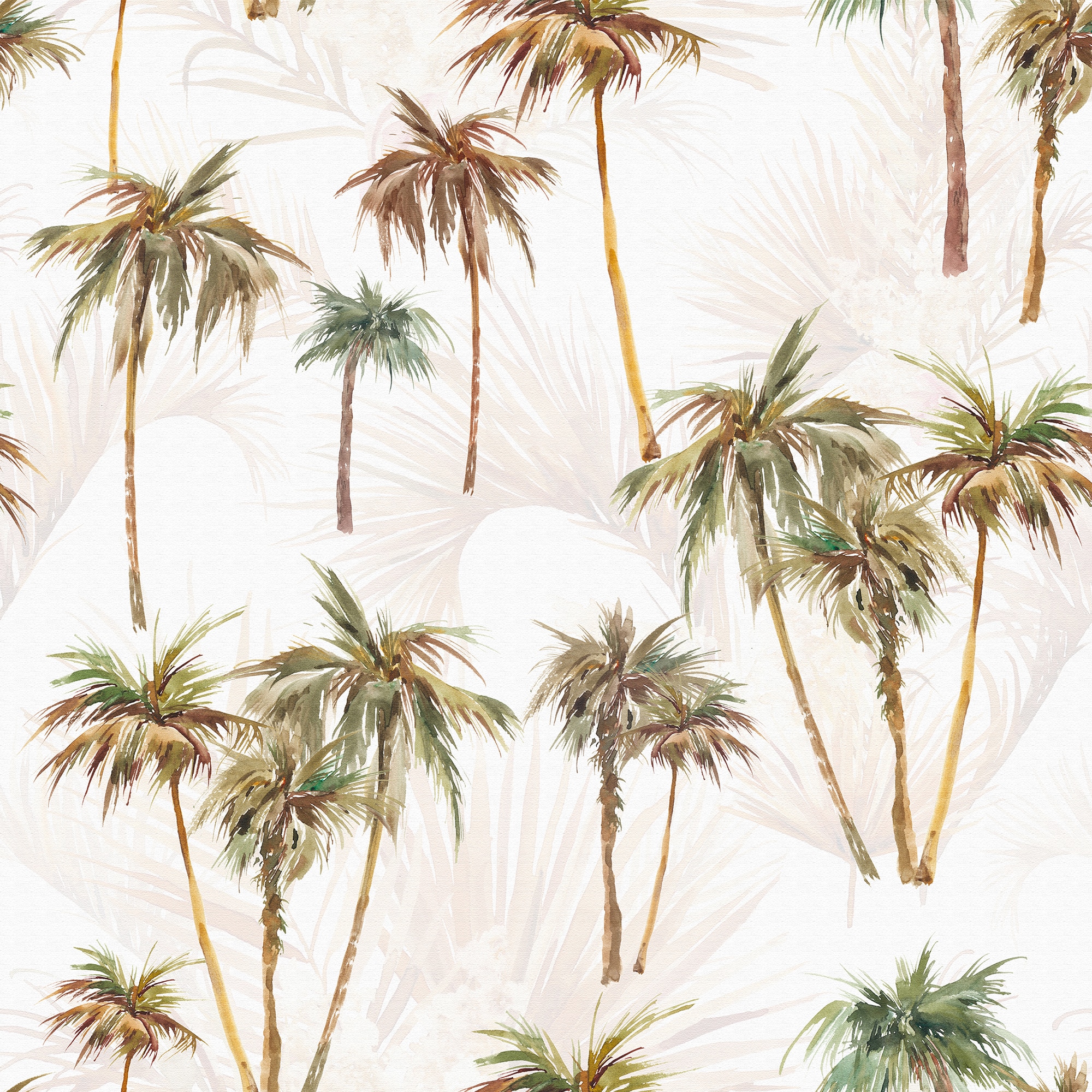 Papel de Parede Autoadesivo Palm Verde-1