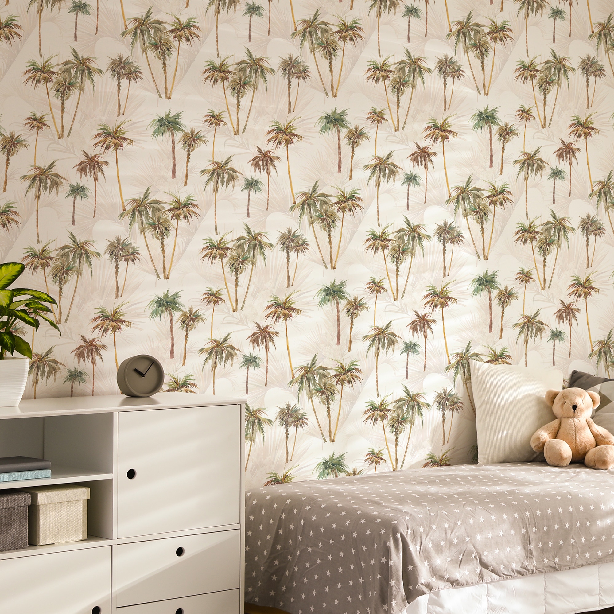 Papel de Parede Autoadesivo Palm Verde-2