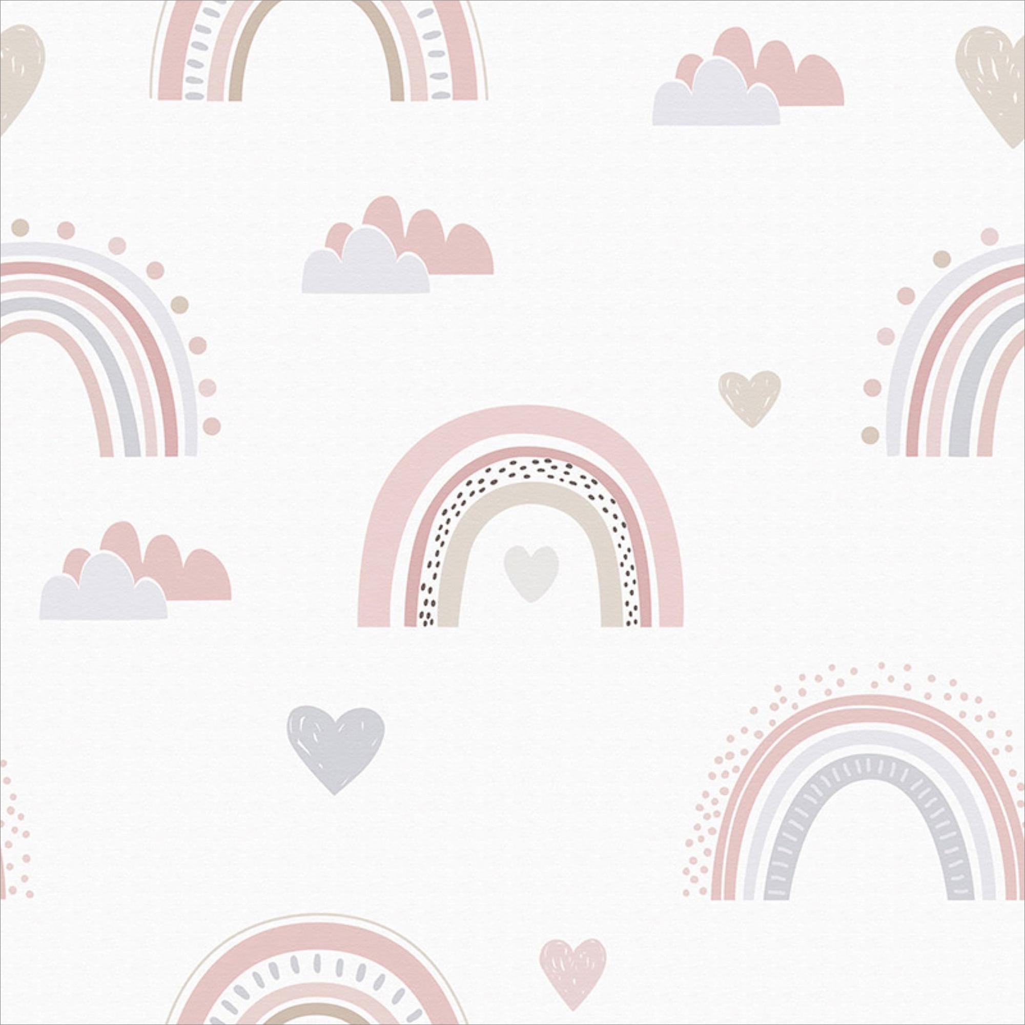 Papel de Parede Autoadesivo Love Multicolor-1