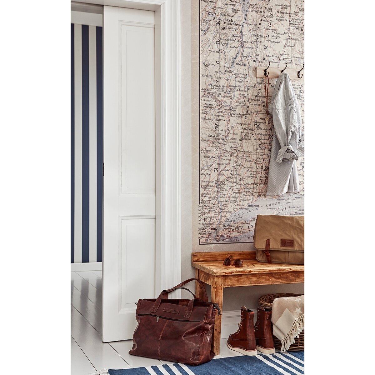 Papel de parede New England Lexington Multicolor-2