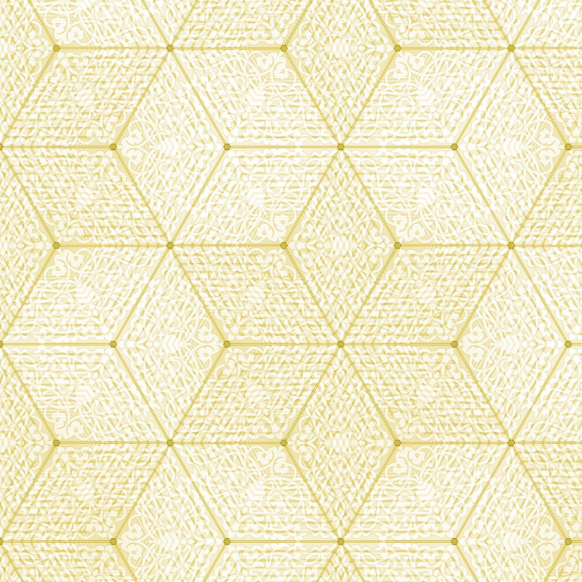 Papel pintado Rinaldo DRT - Mostaza 0,52 x 10 m Mostaza-1