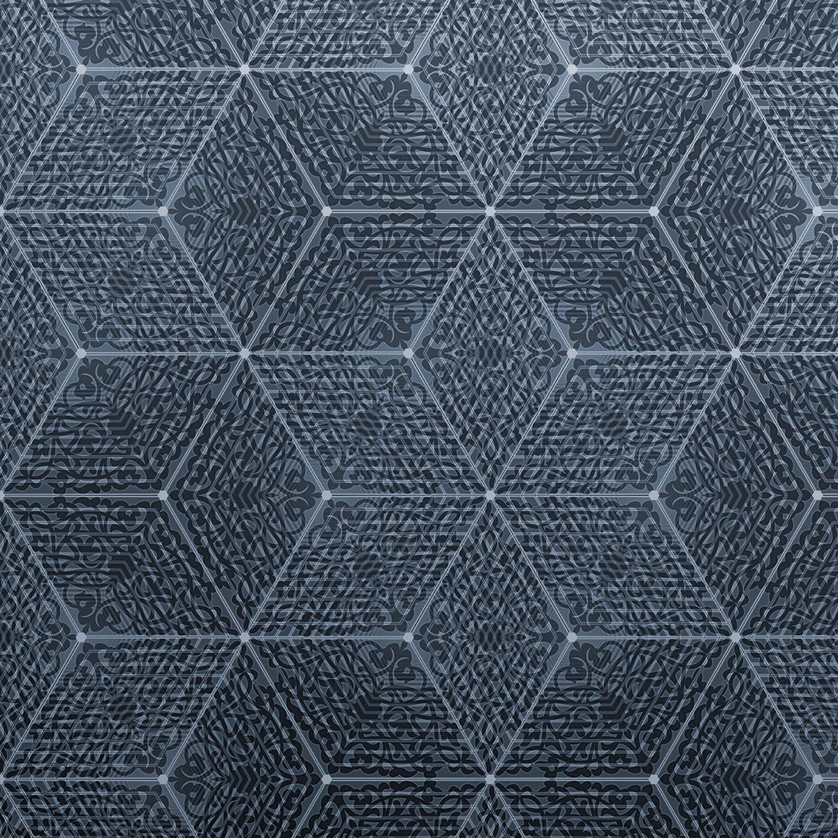 Papel de parede Rinaldo DRT Preto-1