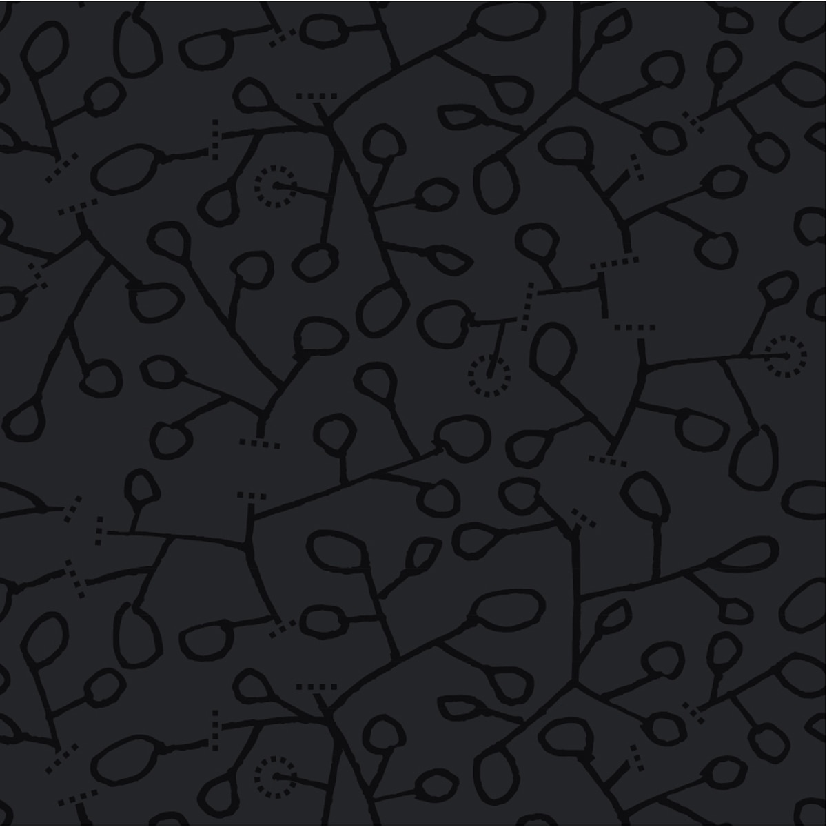 Papel pintado Sarganzos DRT - Negro 0,52 x 10 m Negro-1