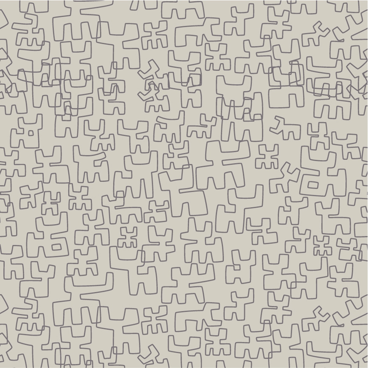 Papel pintado geométrico toritos TNT Simplicity DRT - Marrón 0,52 x 10 m Marrón-1
