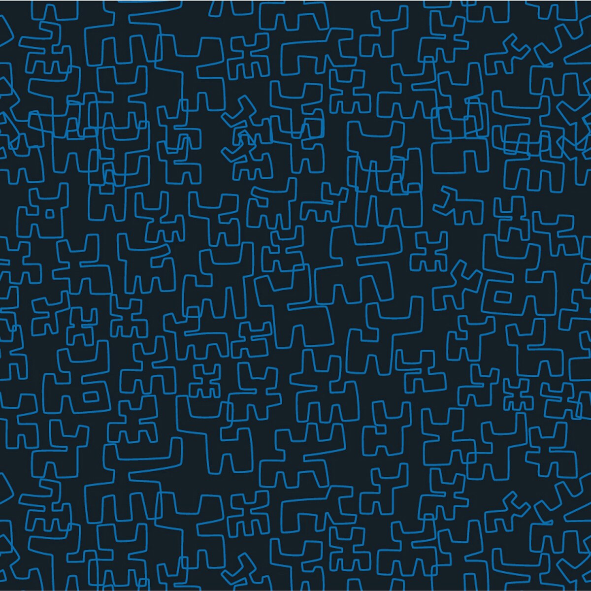 Papel pintado geométrico toritos TNT Simplicity DRT - Azul 0,52 x 10 m Azul-1