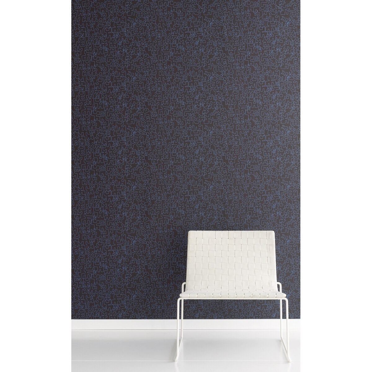 Papel pintado geométrico toritos TNT Simplicity DRT - Azul 0,52 x 10 m Azul-2