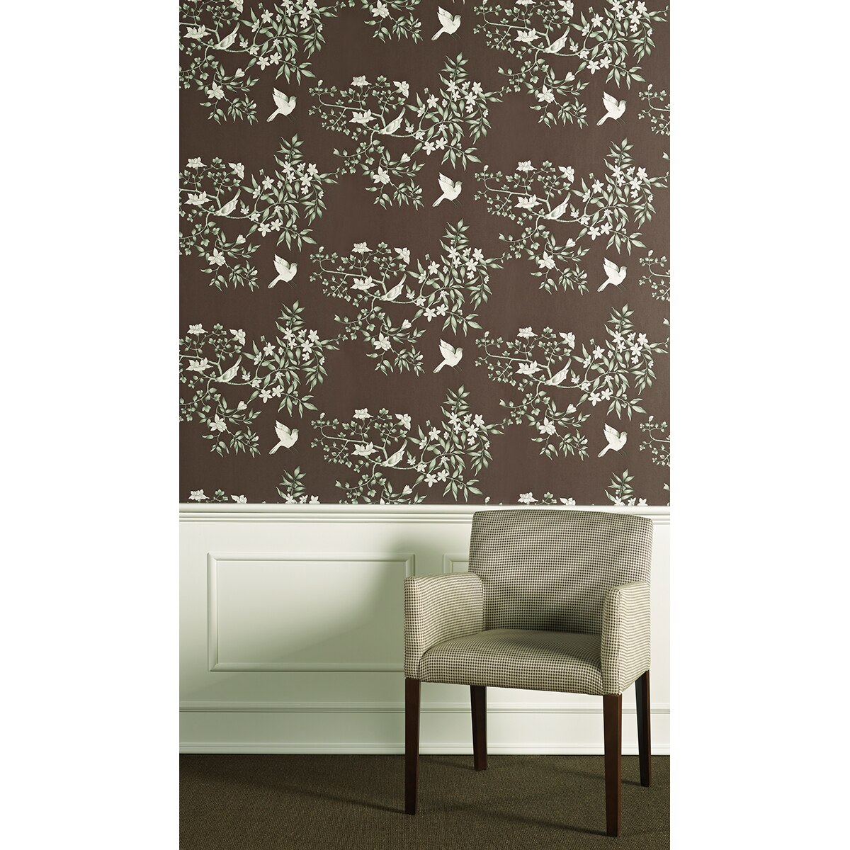 Papel pintado Vivace DRT - Marrón 0,52 x 10 m Marrón-2