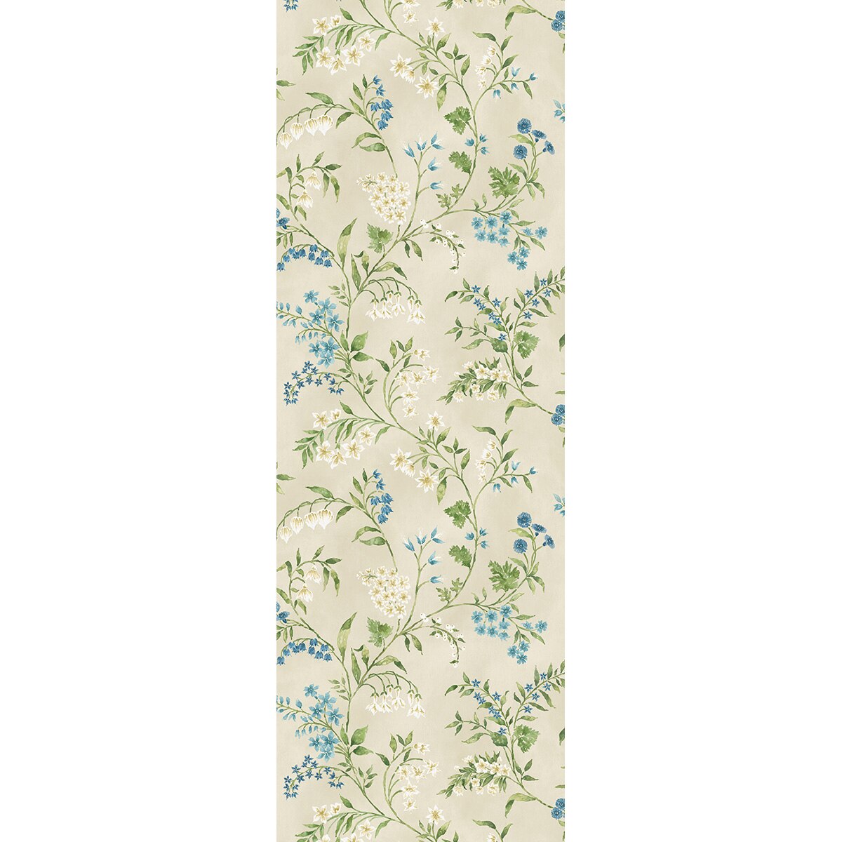 Papel pintado Almora Nina Campbell - Azul 0,52 x 10 m Azul-2