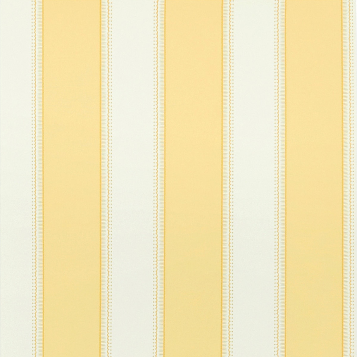 Papel pintado Sackville Stripe Nina Campbell - Amarillo 0,52 x 10 m Amarillo-1