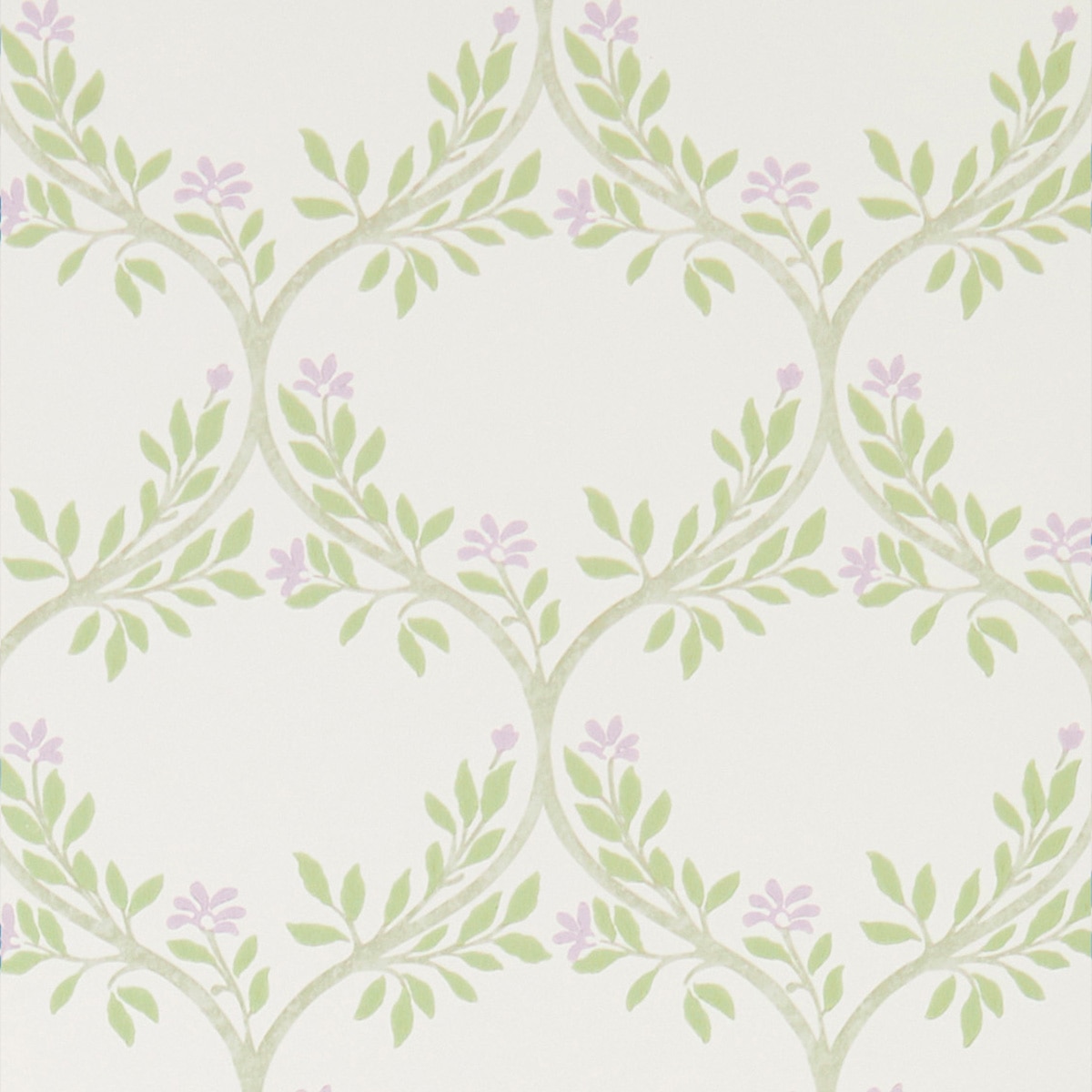 Papel pintado Arber Nina Campbell - Lila 0,52 x 10 m Lila-1