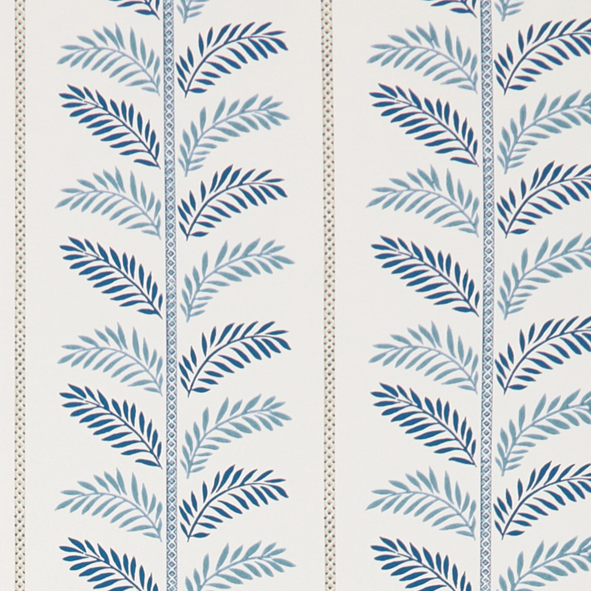 Papel pintado Plumier Nina Campbell - Azul 0,52 x 10 m Azul-1