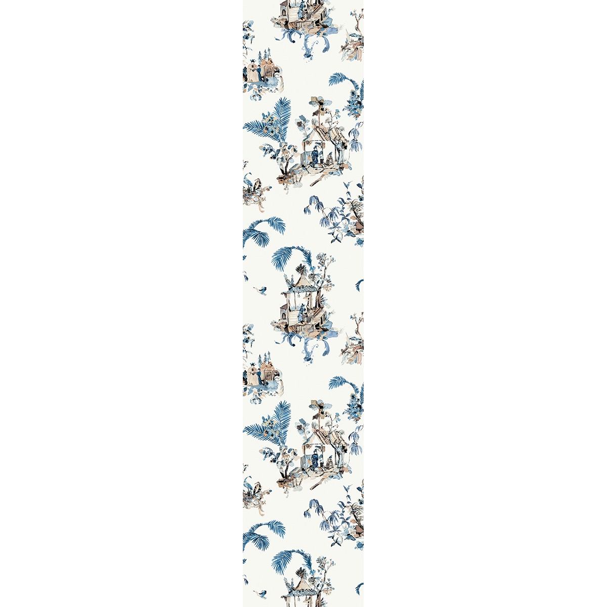 Papel de Parede Toile Chinoise Índigo-2
