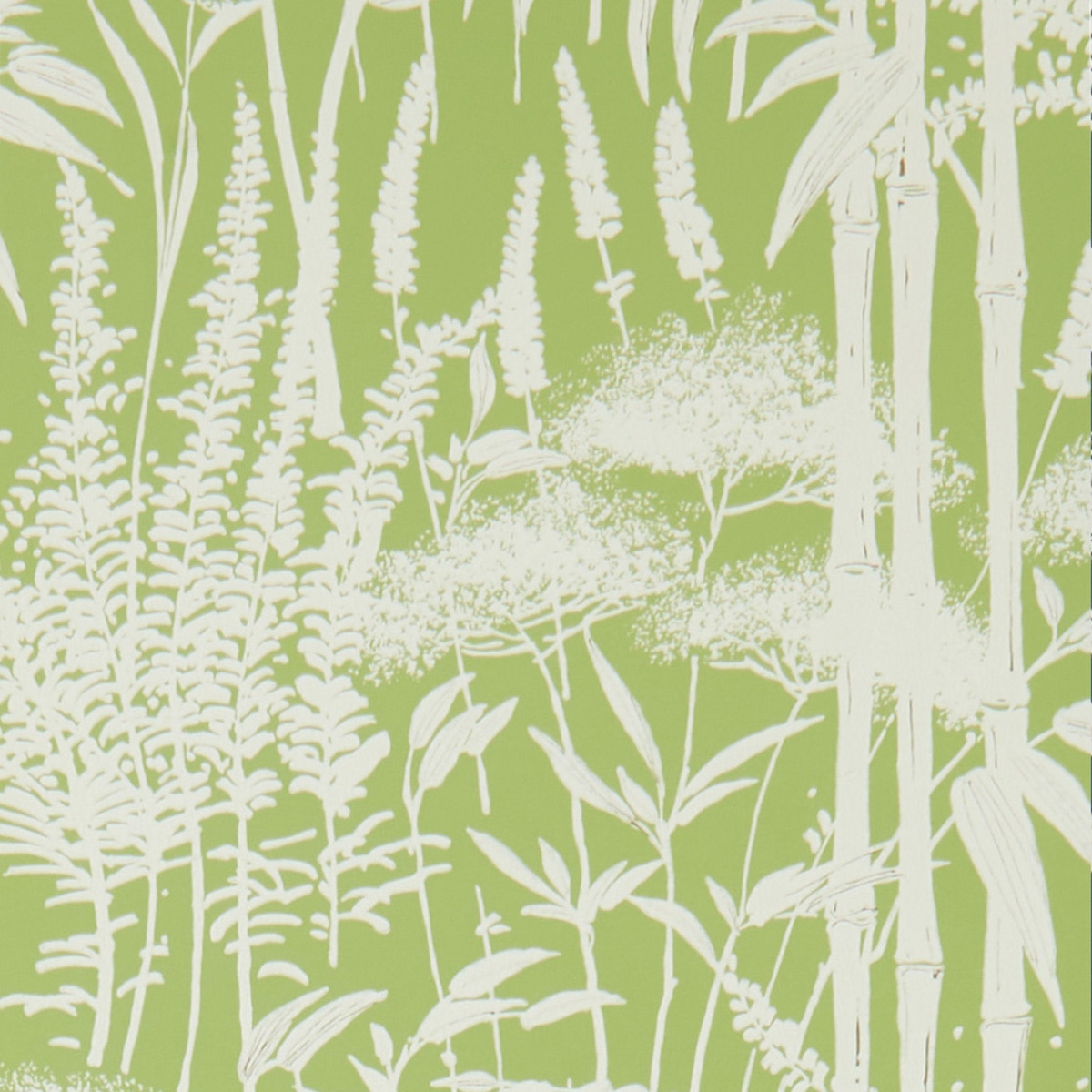 Papel pintado Poiteau Nina Campbell - Verde 0,52 x 10 m Verde-1