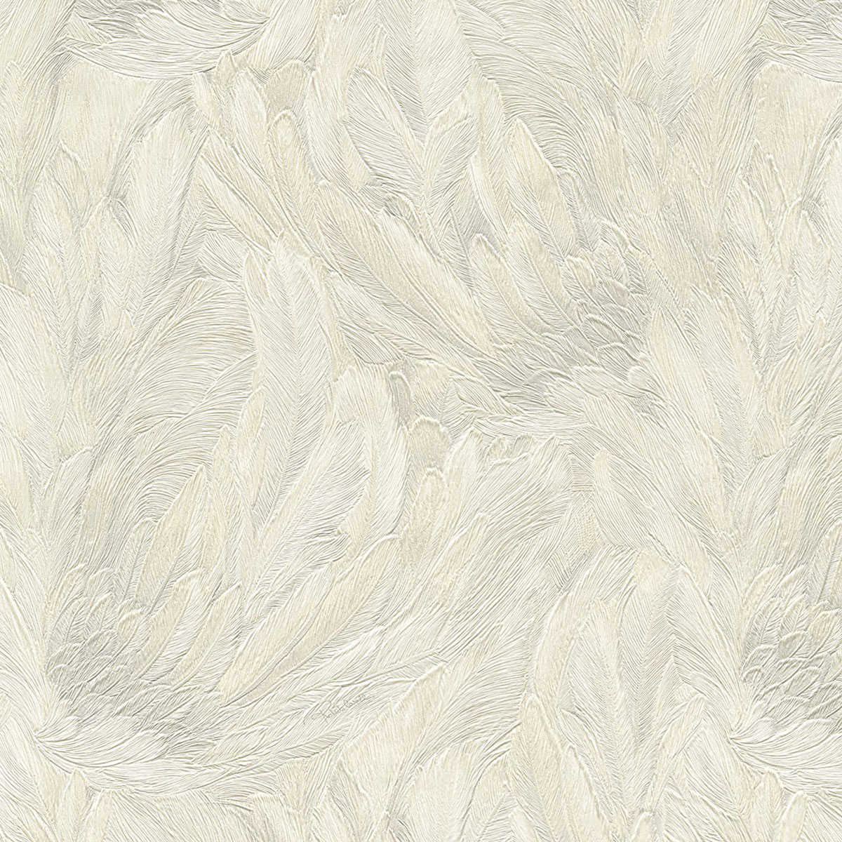 Papel pintado Plumas de la colección Nº 9 Roberto Cavalli - Nácar Nácar-1