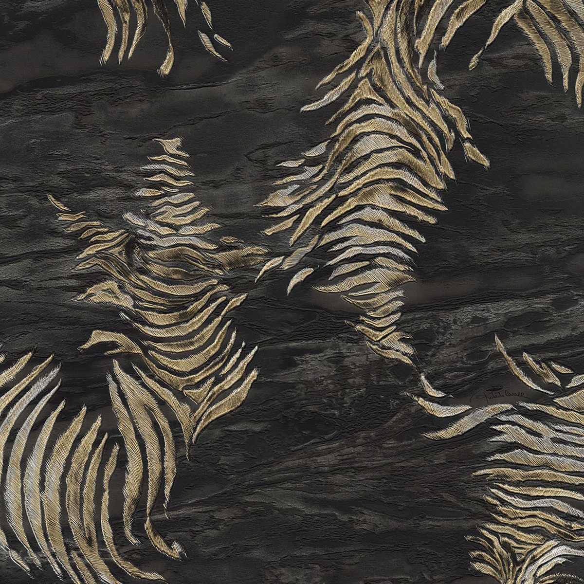 Papel pintado Animal Print de la colección Nº 9 Roberto Cavalli - Negro Negro-1