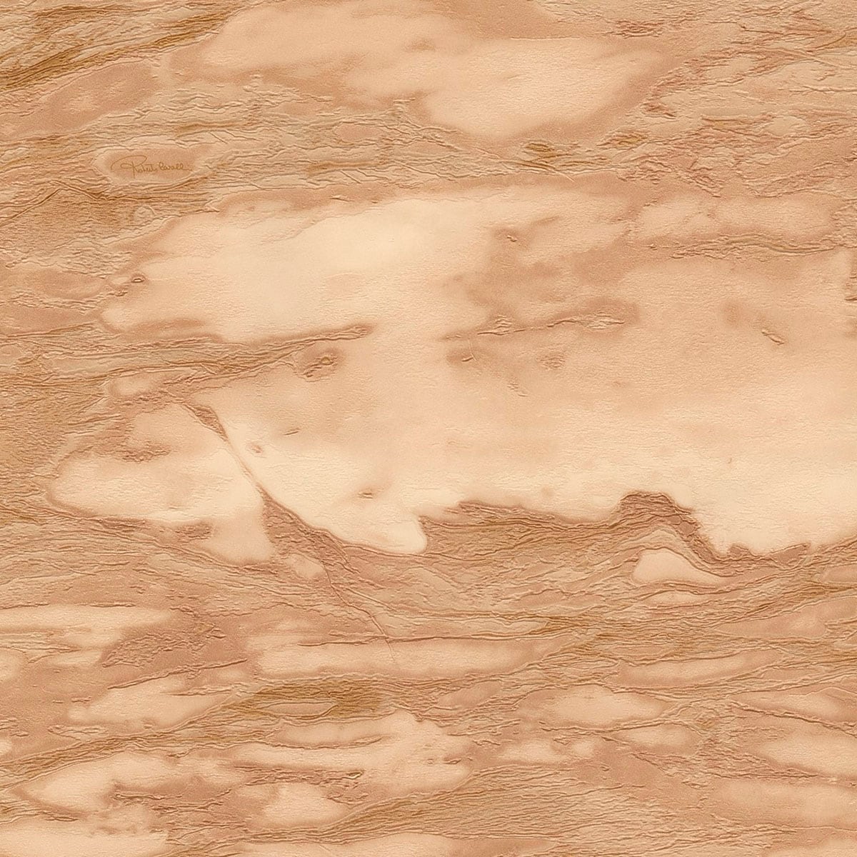 Papel de Parede Marmoreado da Coleção Nº 9 Castanho-1