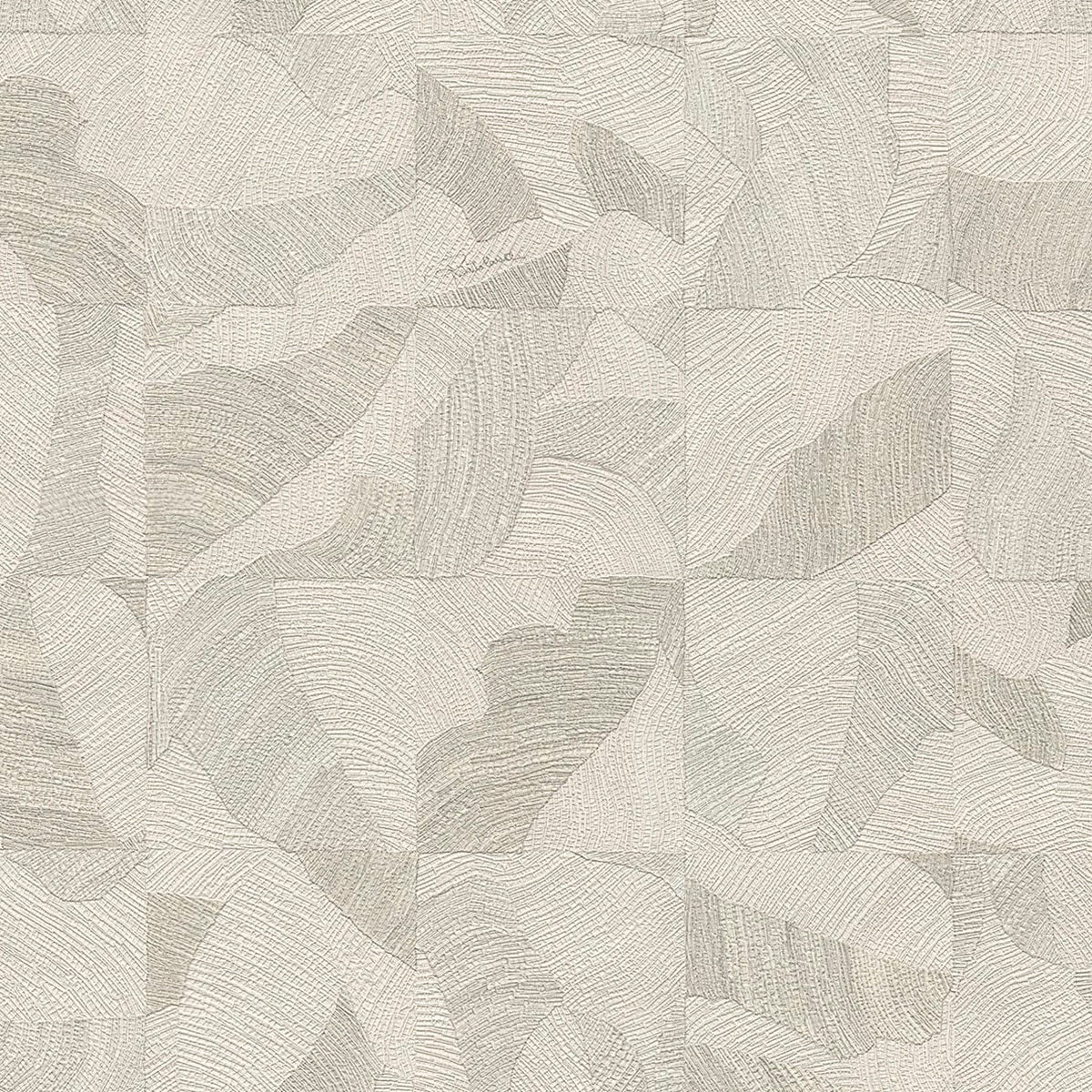 Papel pintado Geométrico de la colección Nº 9 Roberto Cavalli - Gris claro Gris claro-1