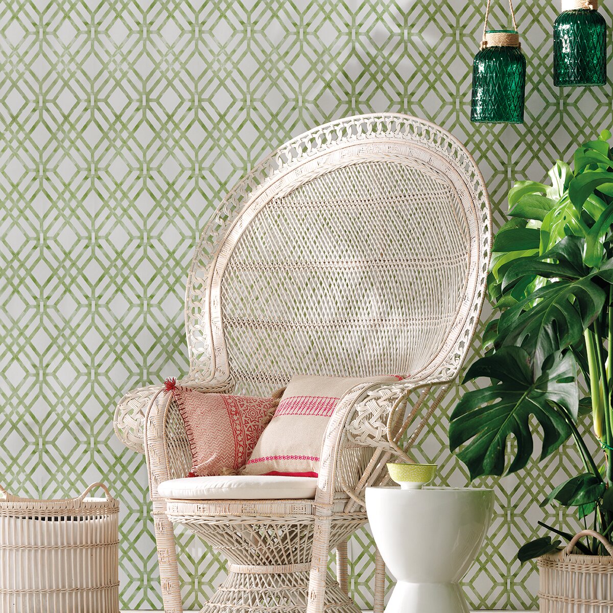 Papel de parede Kuban El Corte Inglés Verde-2