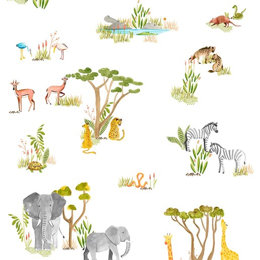 Papel pintado infantil Savanna El Corte Inglés