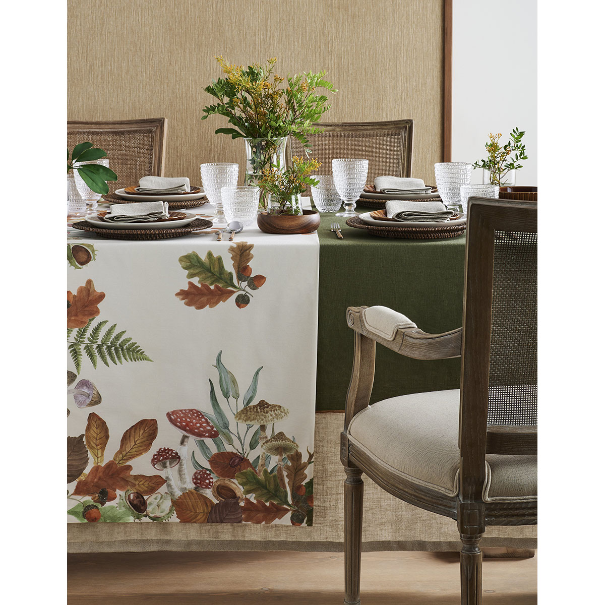 Papel de parede liso Mumbai Natural-2