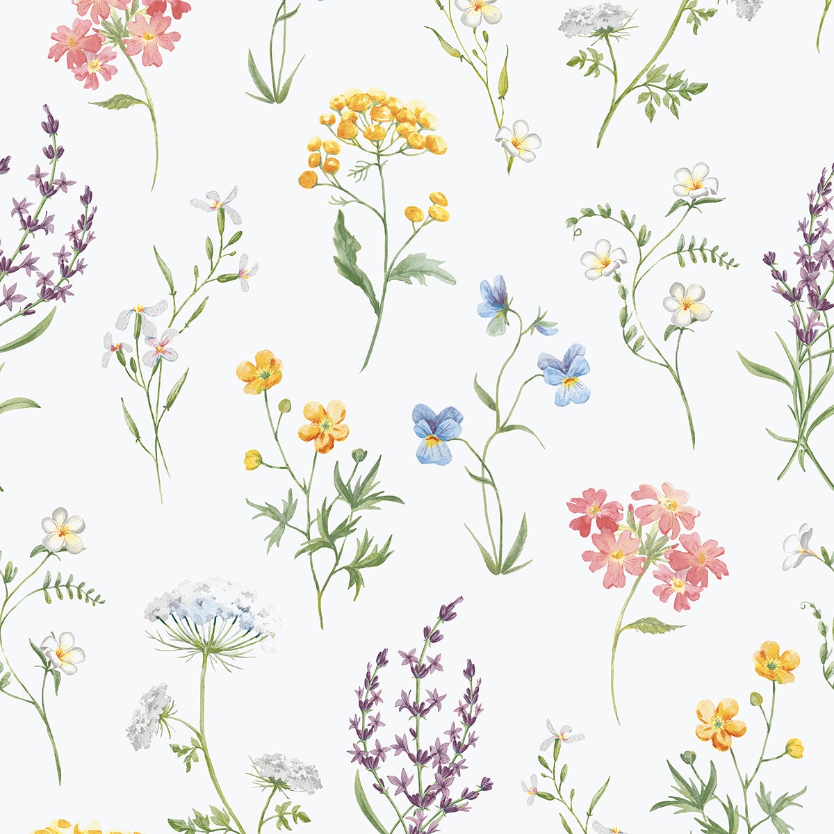 Papel Pintado Floral Botanical Hana Multicolor-1