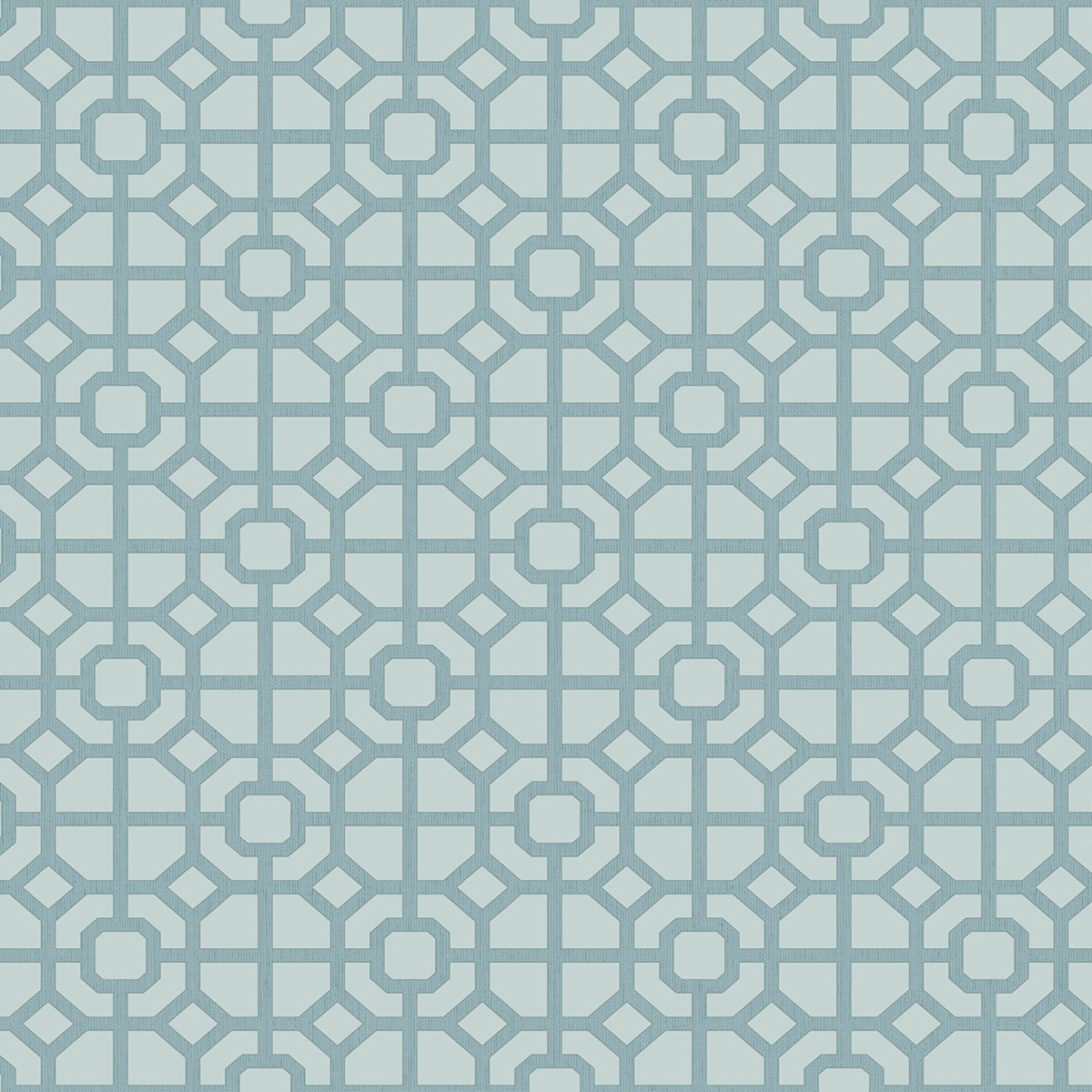 Papel pintado Hana Lattice Ich - Azul 0,53 x 10 m Azul-1