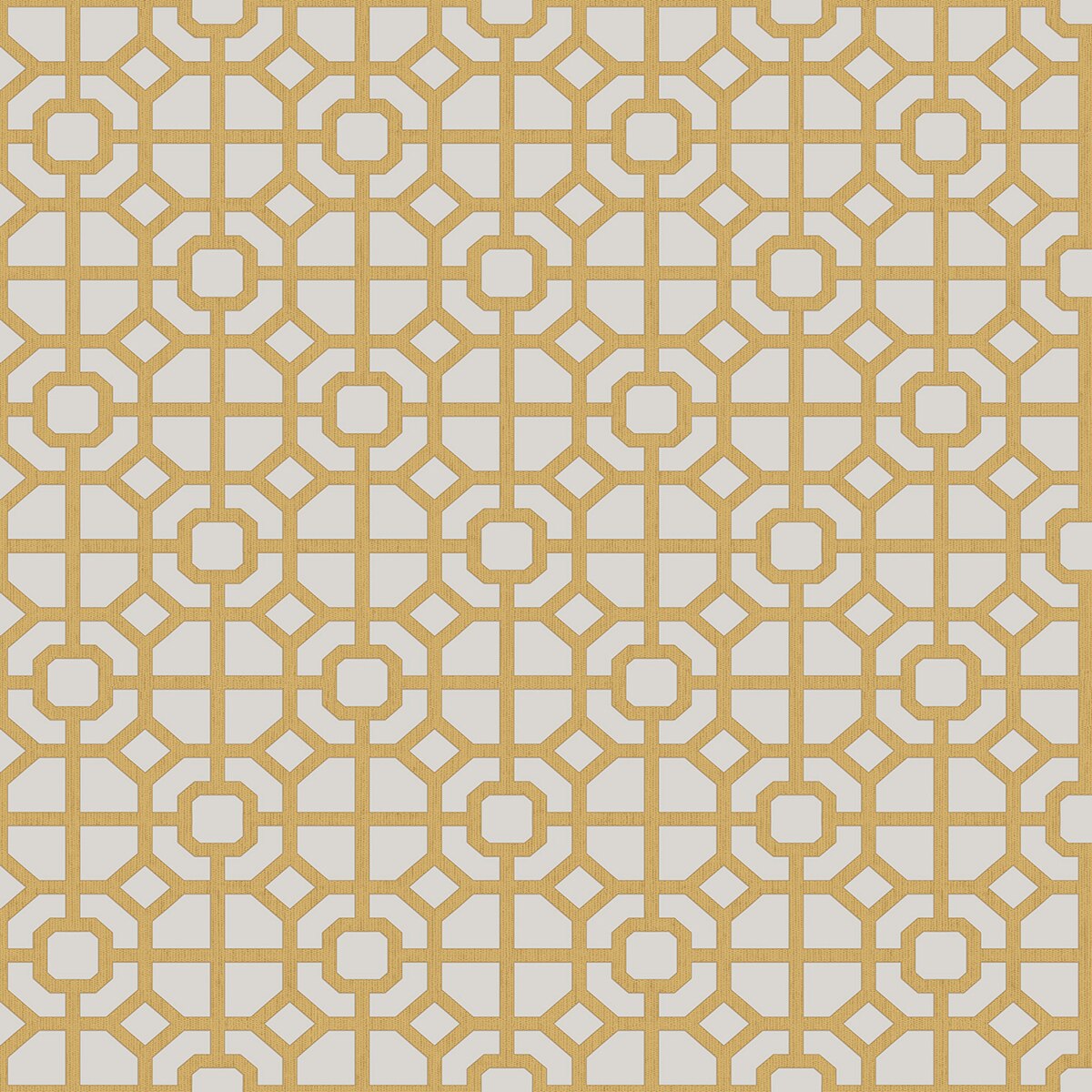 Papel pintado Hana Lattice Ich - Ocre 0,53 x 10 m Ocre-1