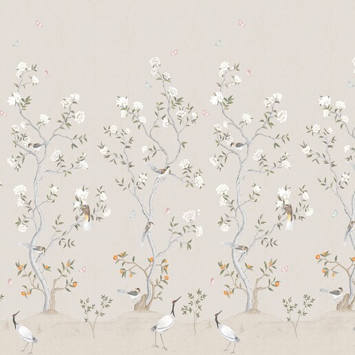 Mural floral Chinoiserie Hana Ich