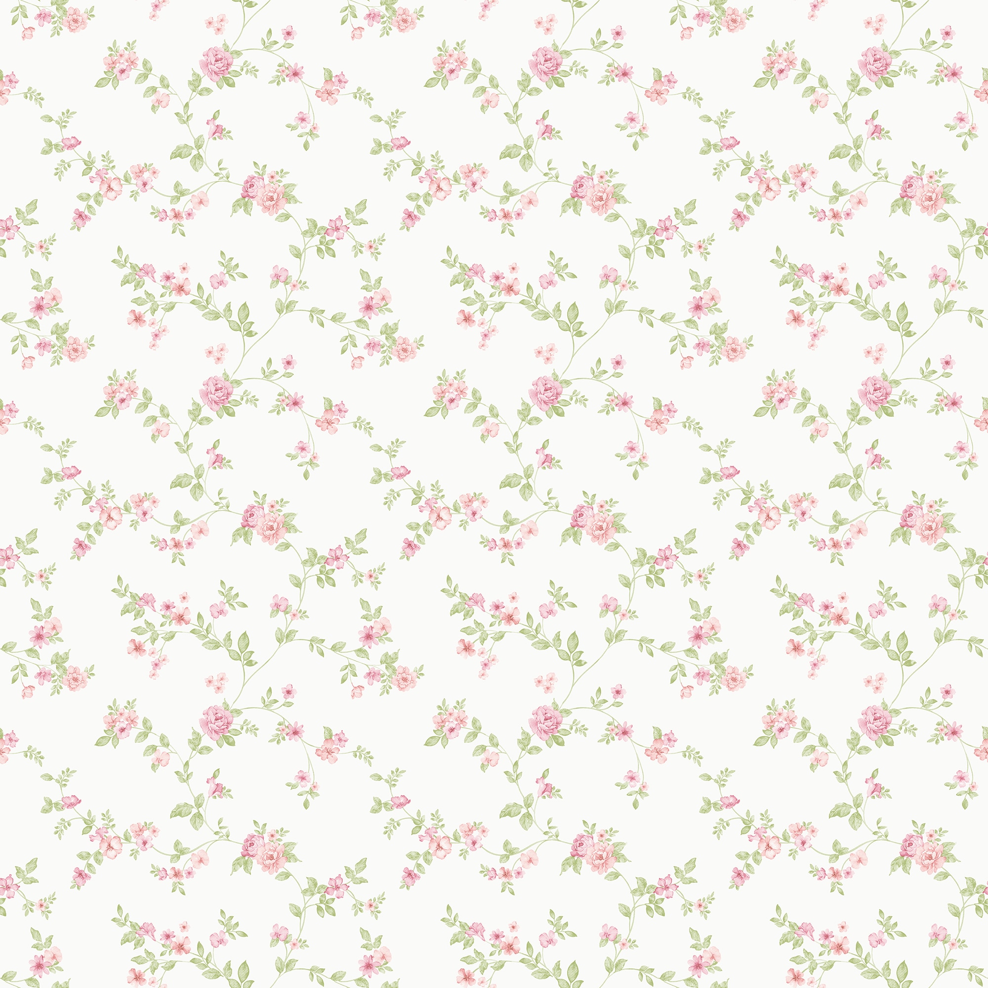 Papel Pintado Delicate Floral Small Prints Rosa-1