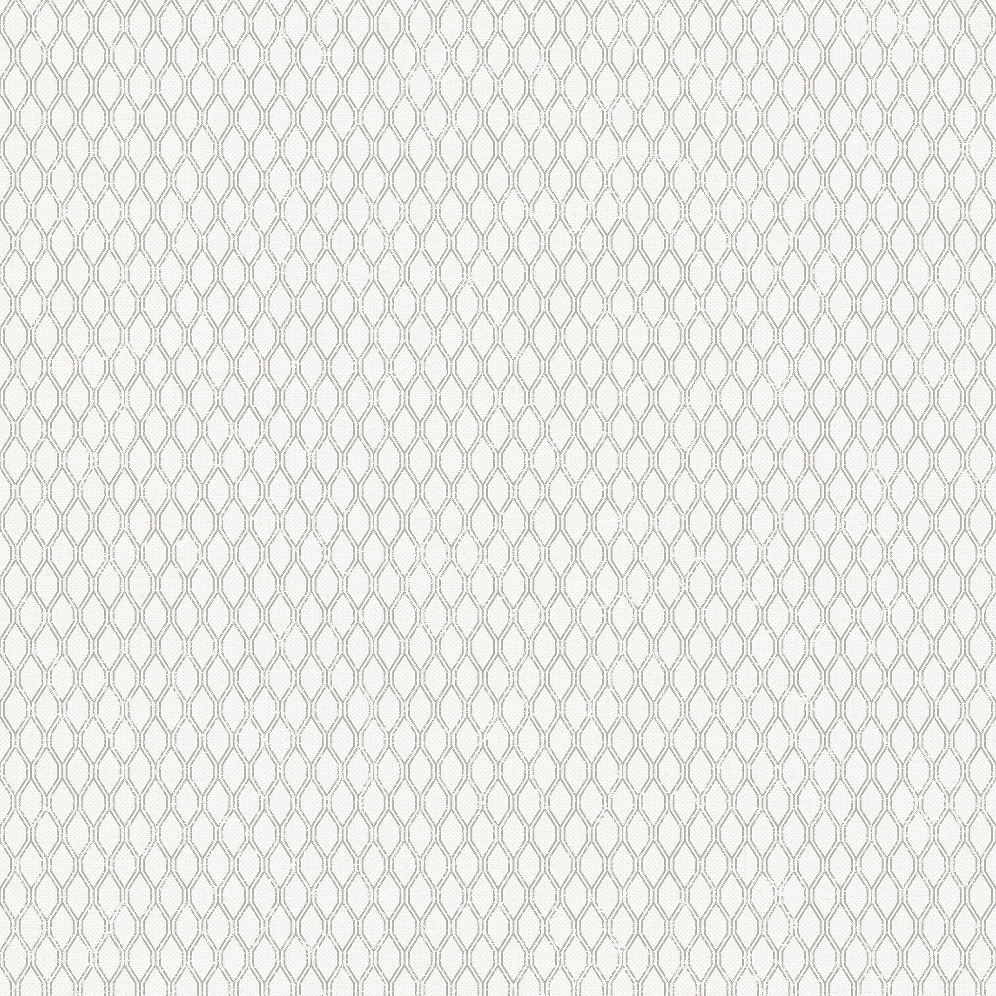 Papel pintado Double Links Small Prints Ich - Gris 0,53 x 10 m Gris-1