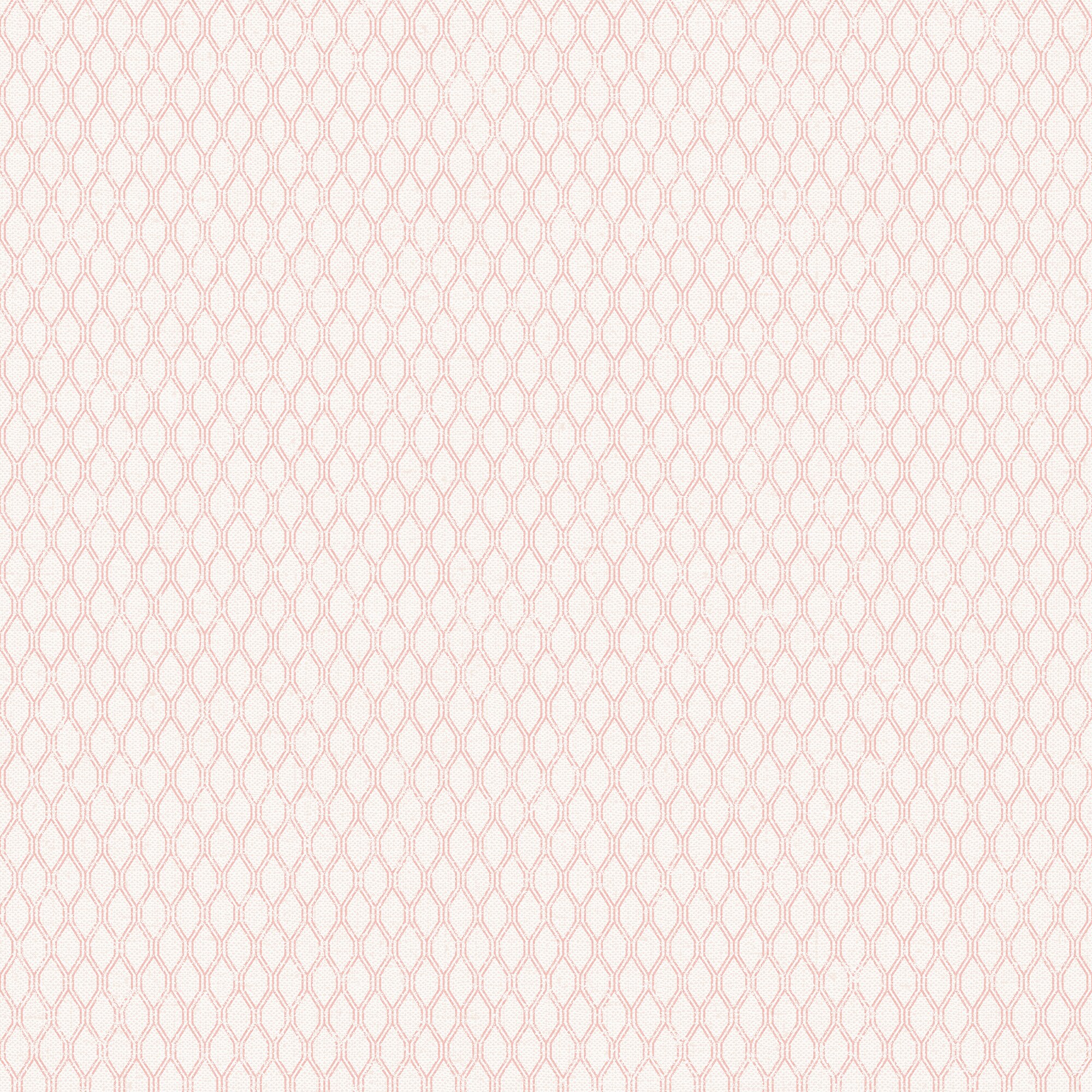 Papel pintado Double Links Small Prints Ich - Rosa 0,53 x 10 m Rosa-1