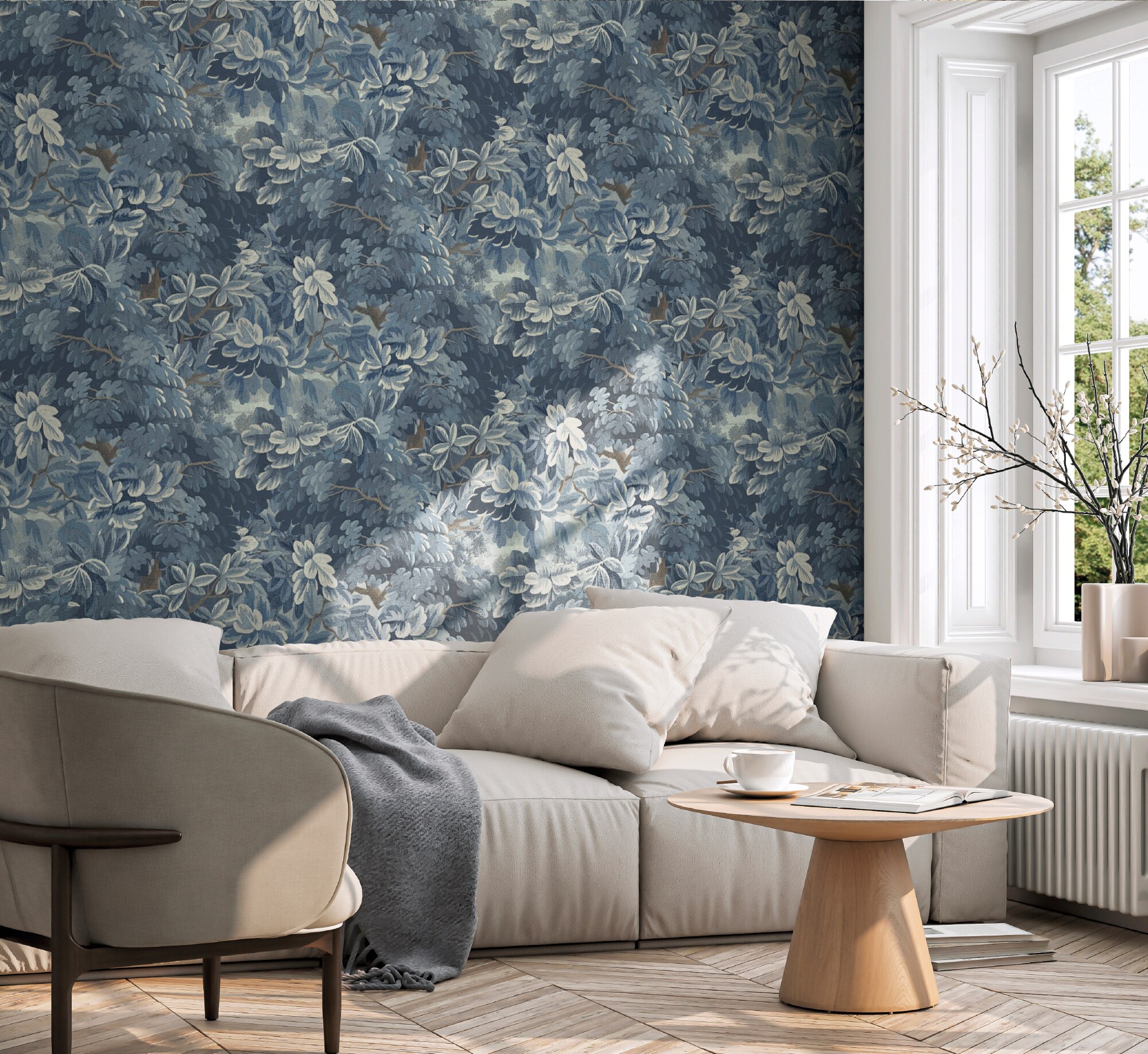 Papel de Parede Goya da Coleção Goya Azul-2