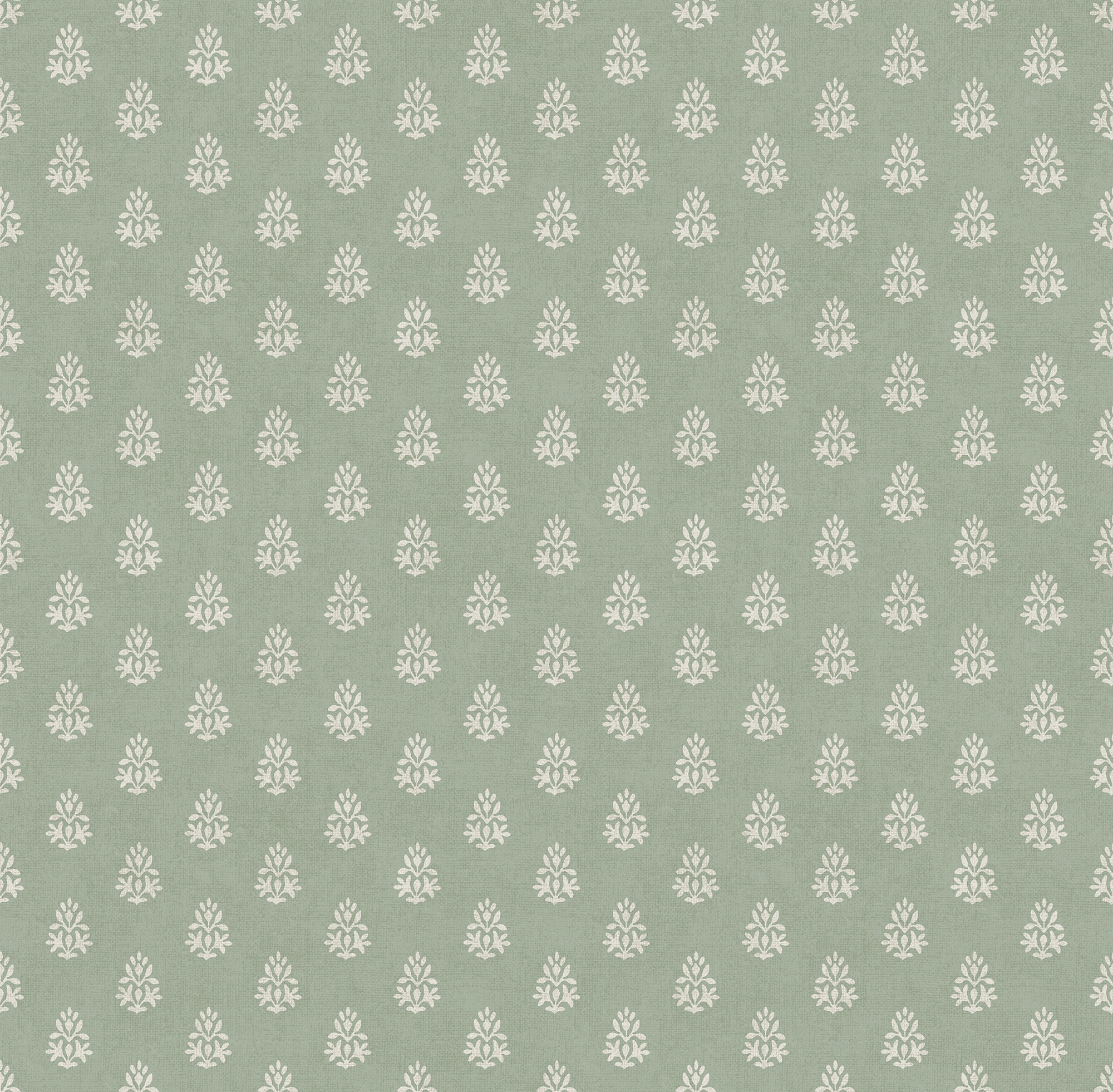 Imagen 1 de Papel pintado Blockprint de la colección Goya ICH - Verde Verde