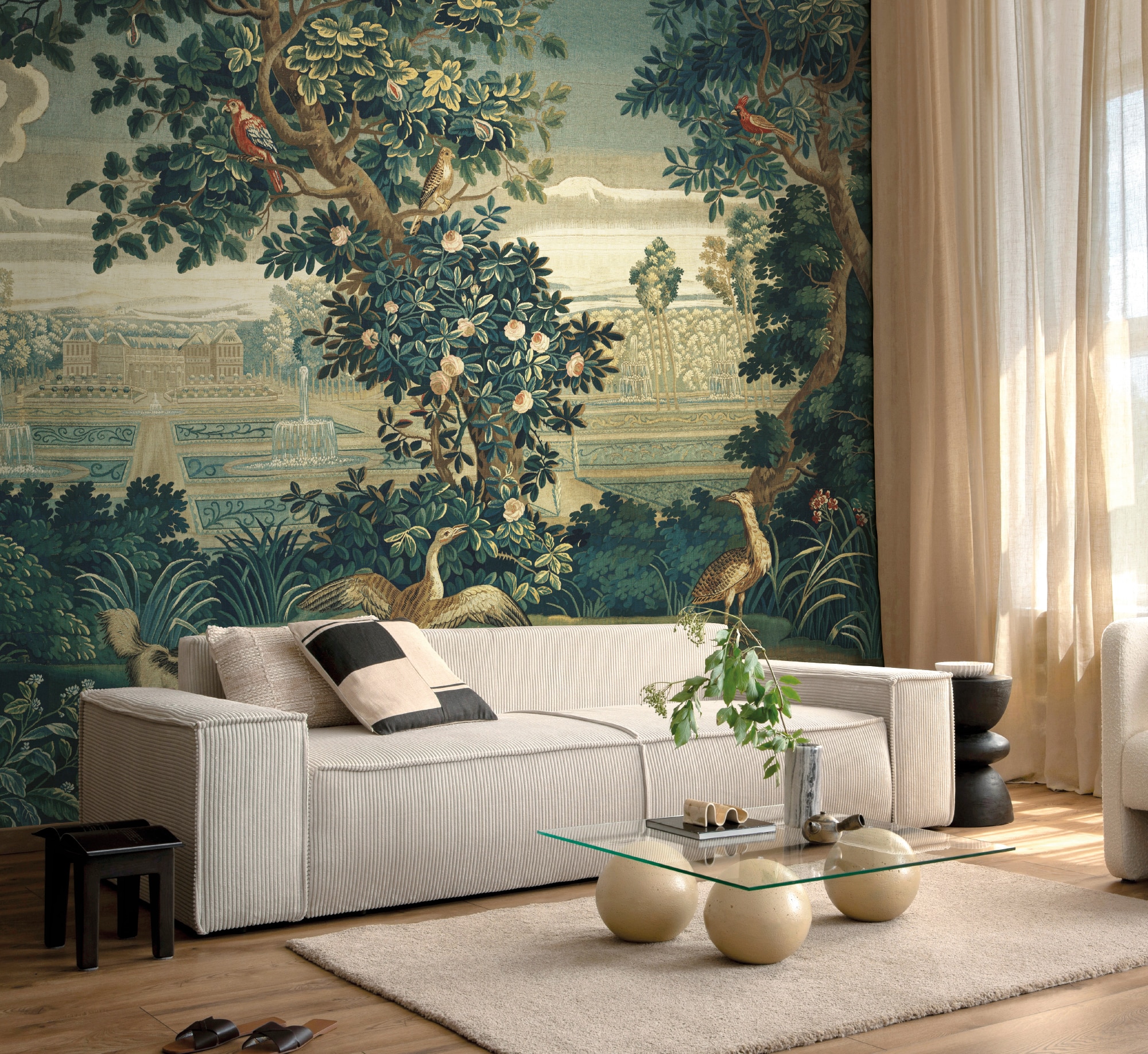Papel de Parede Tapestry da Coleção Goya Verde-2