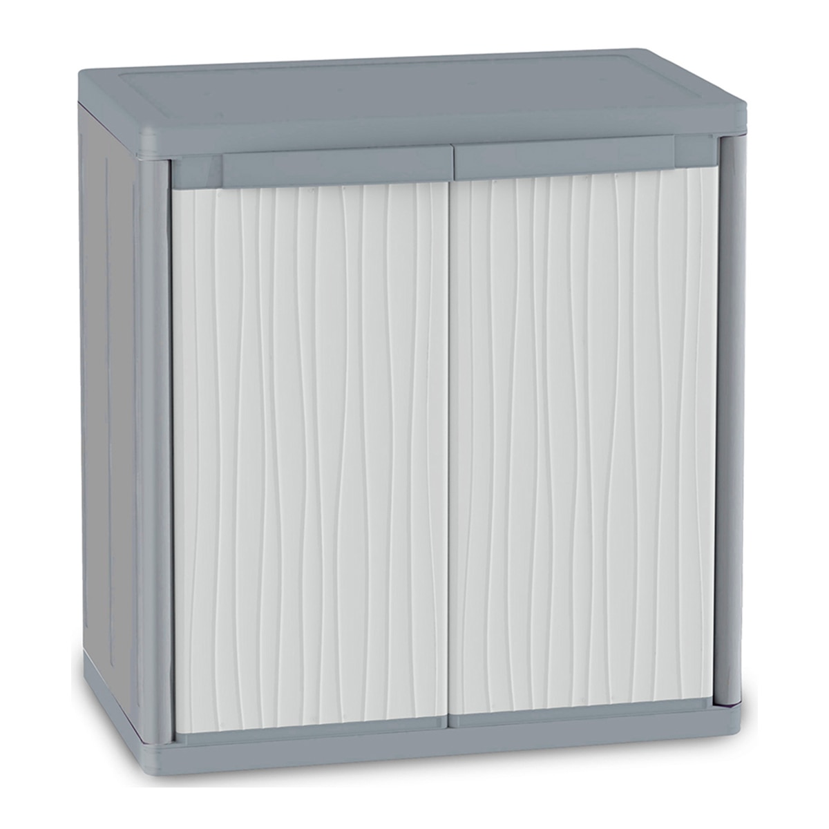 Imagem 0 de Armário de Resina Wave XL Baixo 2 Portas + 2 Prateleiras