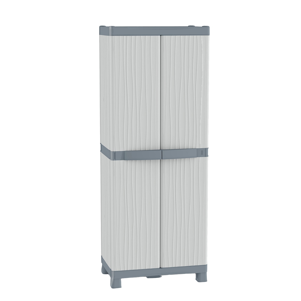 Imagem 0 de Armário de Resina Wave 2 Portas e 4 Prateleiras