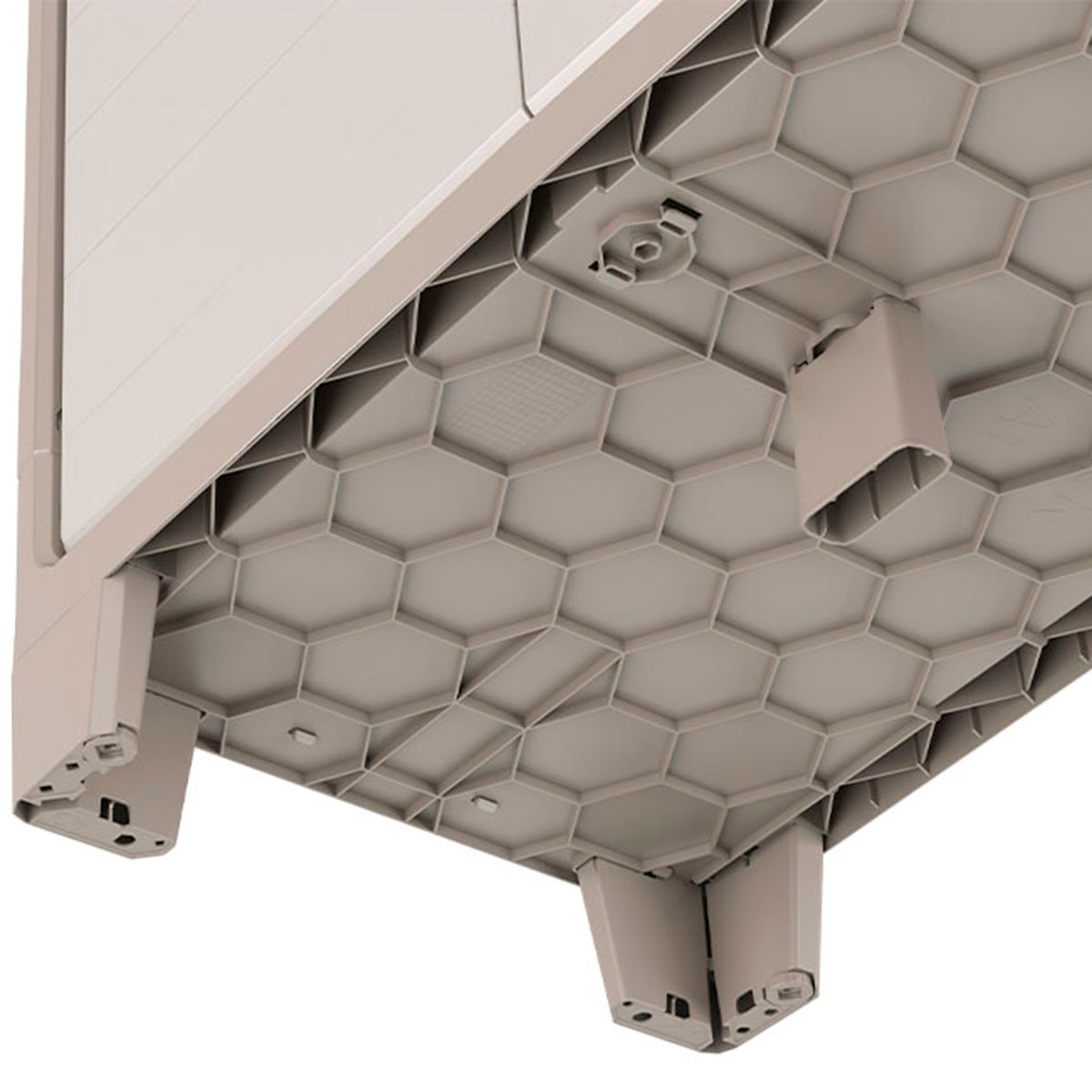 Armario resina Alto Gulliver 2 Puertas 80x44x182 cm Arena-6