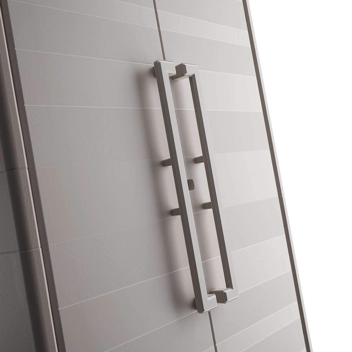 Armário de Resina Vassoureiro Gulliver Multispace 2 Portas 80x44x182 cm Areia-10