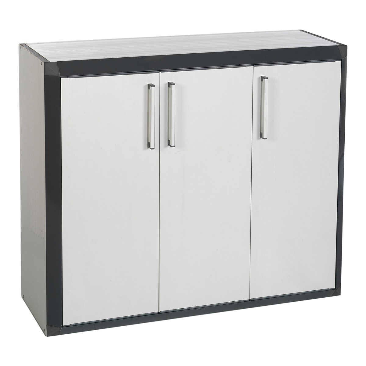 Imagem 0 de Armário Baixo PVC 3 Portas e 2 Prateleiras