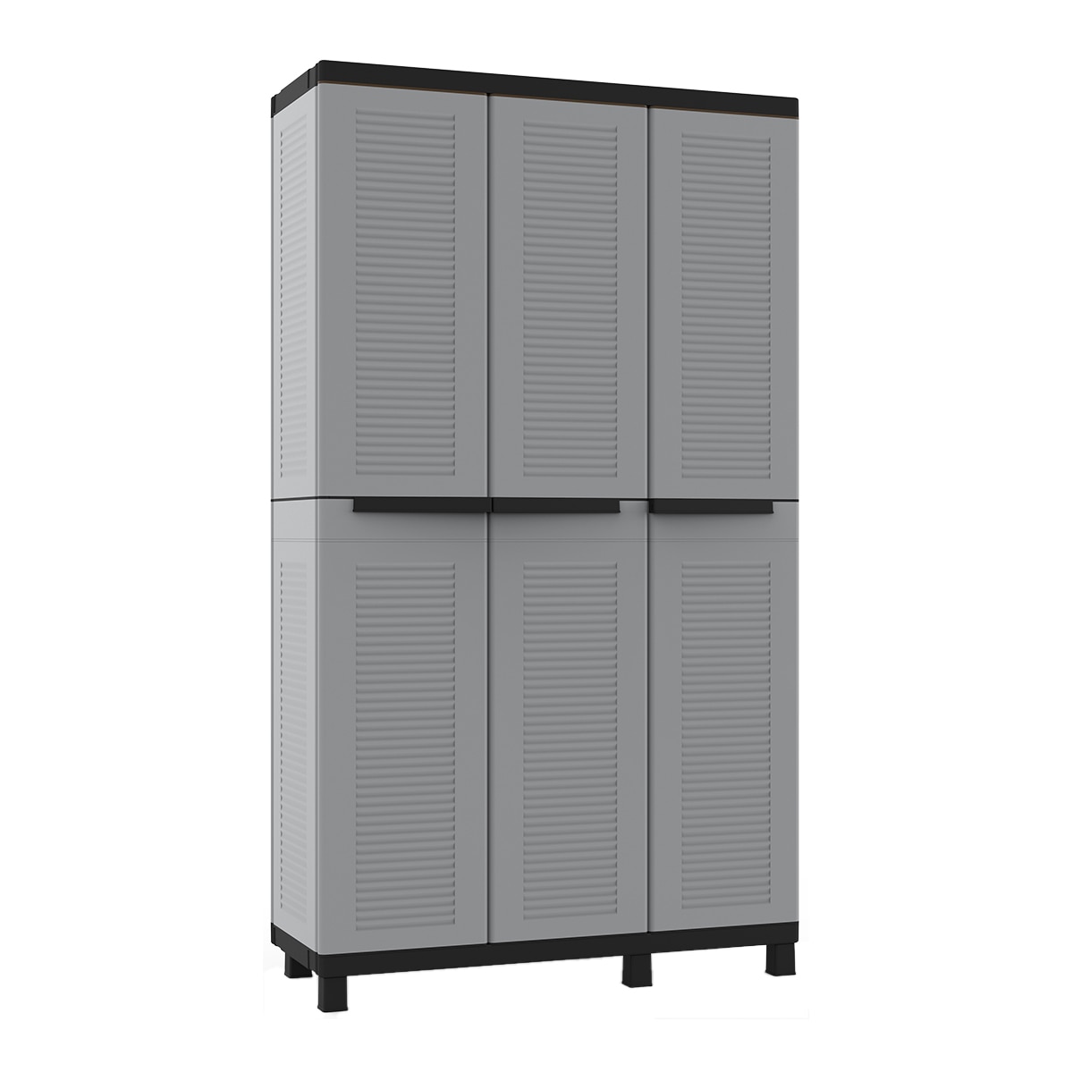 Imagem 0 de Armário de Resina B-Plus Alto 3 Portas e 3 Prateleiras