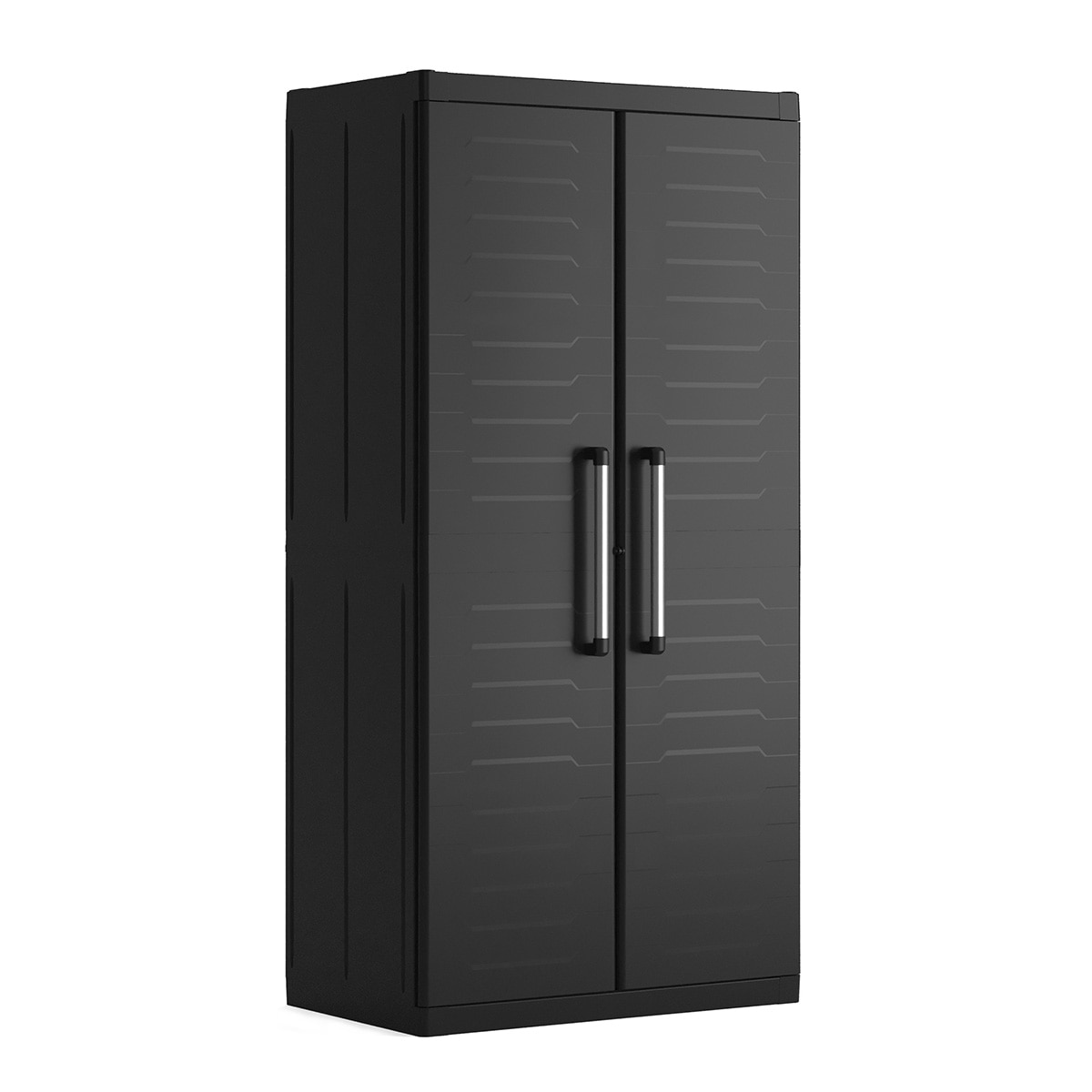 Imagem 0 de Armário de Resina Alto com Vassoureiro Detroit 2 Portas.