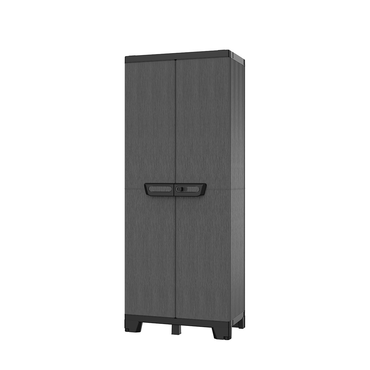 Armario alto Resina 2 Puertas Ardesia Antracita-2