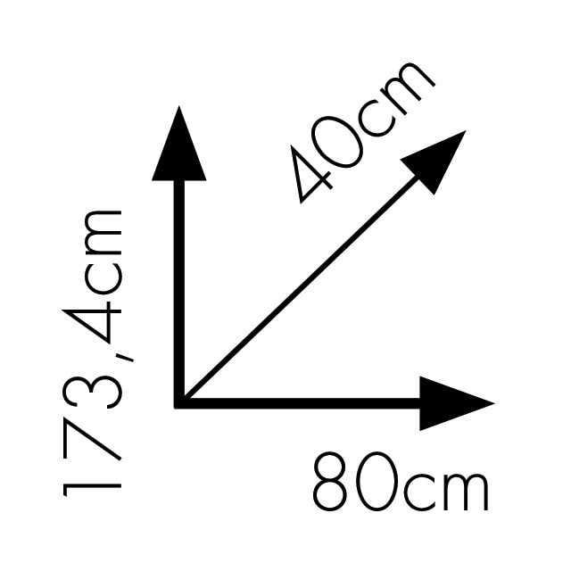 Estantería resina Modular 5 baldas 80 cm Negro-5