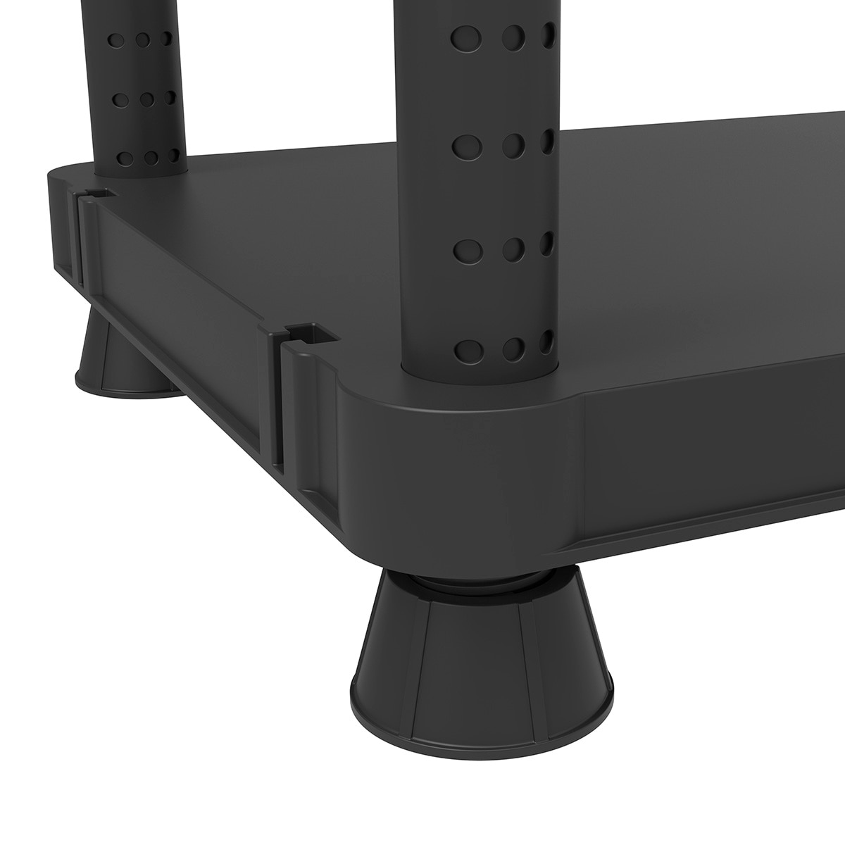Estantería resina Modular 5 baldas 90 cm Negro-4