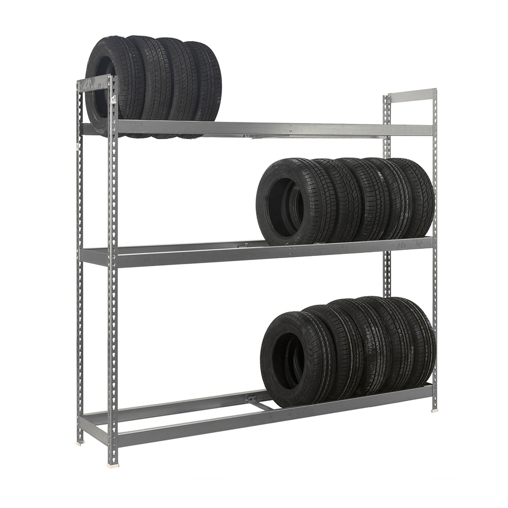 Estantería metálica Autoforte 3B - 120 x 200 x 45 cm Galvanizado-3