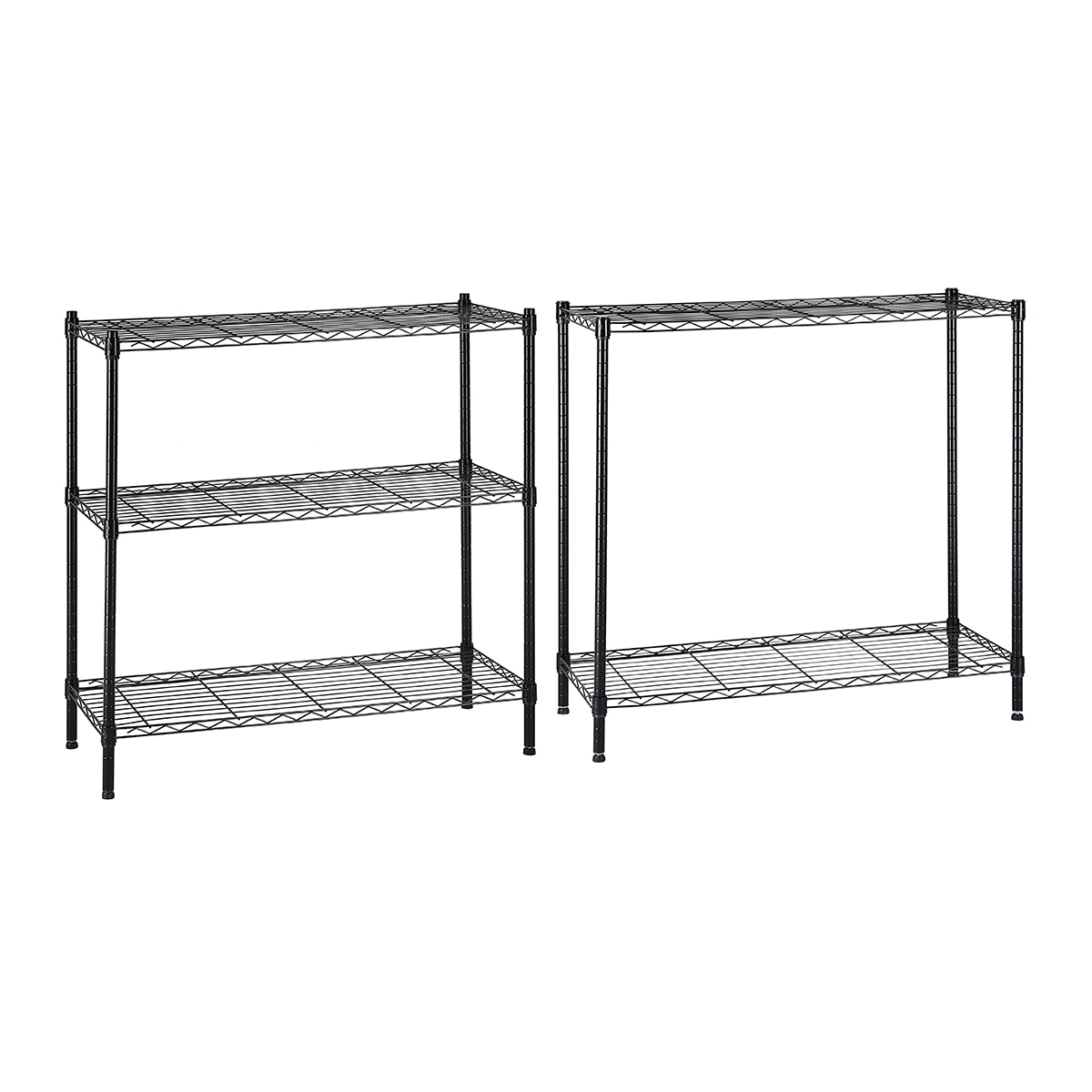 Estantería Cromada Modus Home 180 x 90 x 35 cm Negro-2