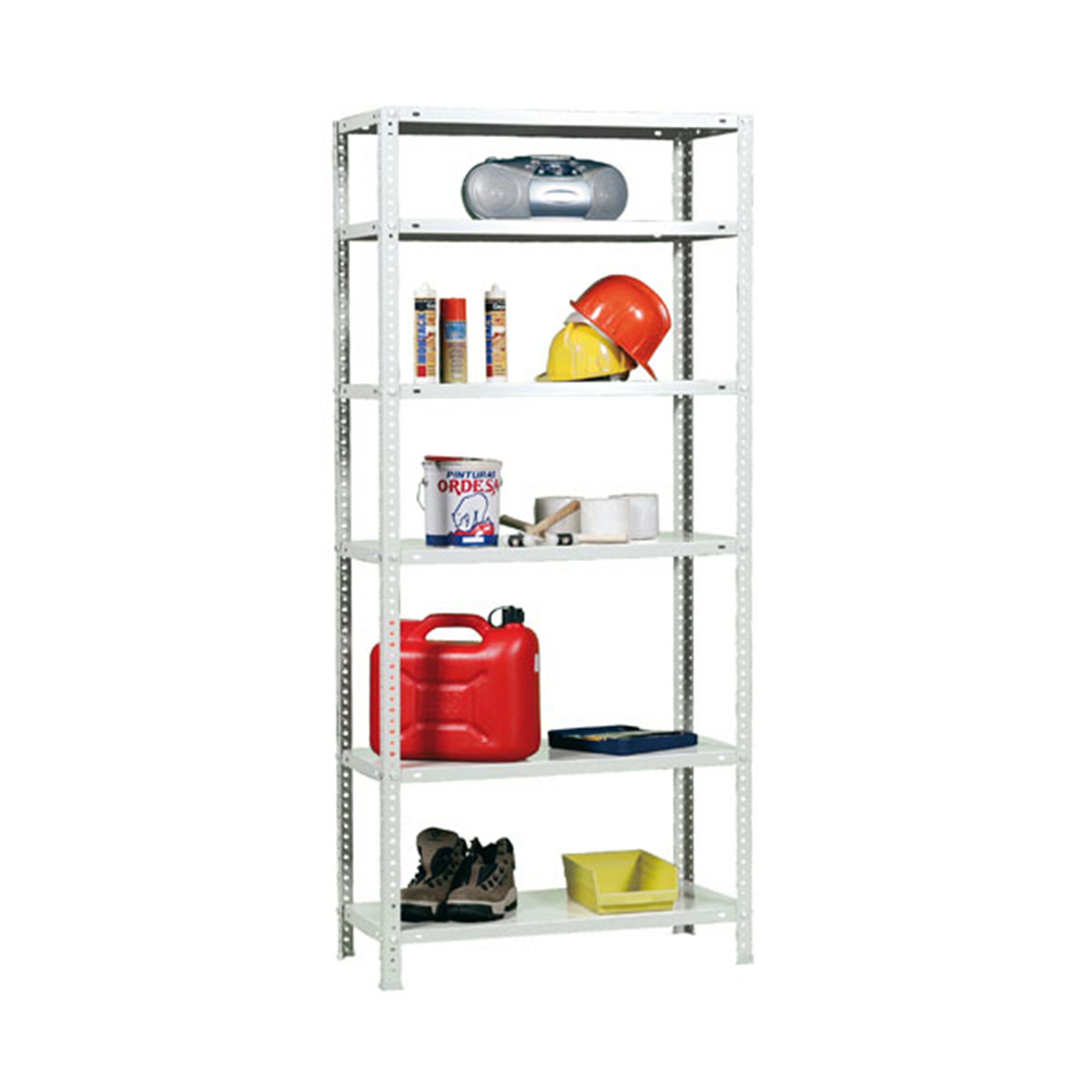 Estantería metálica  ADVANTAGE 6 Estantes Blanco-3