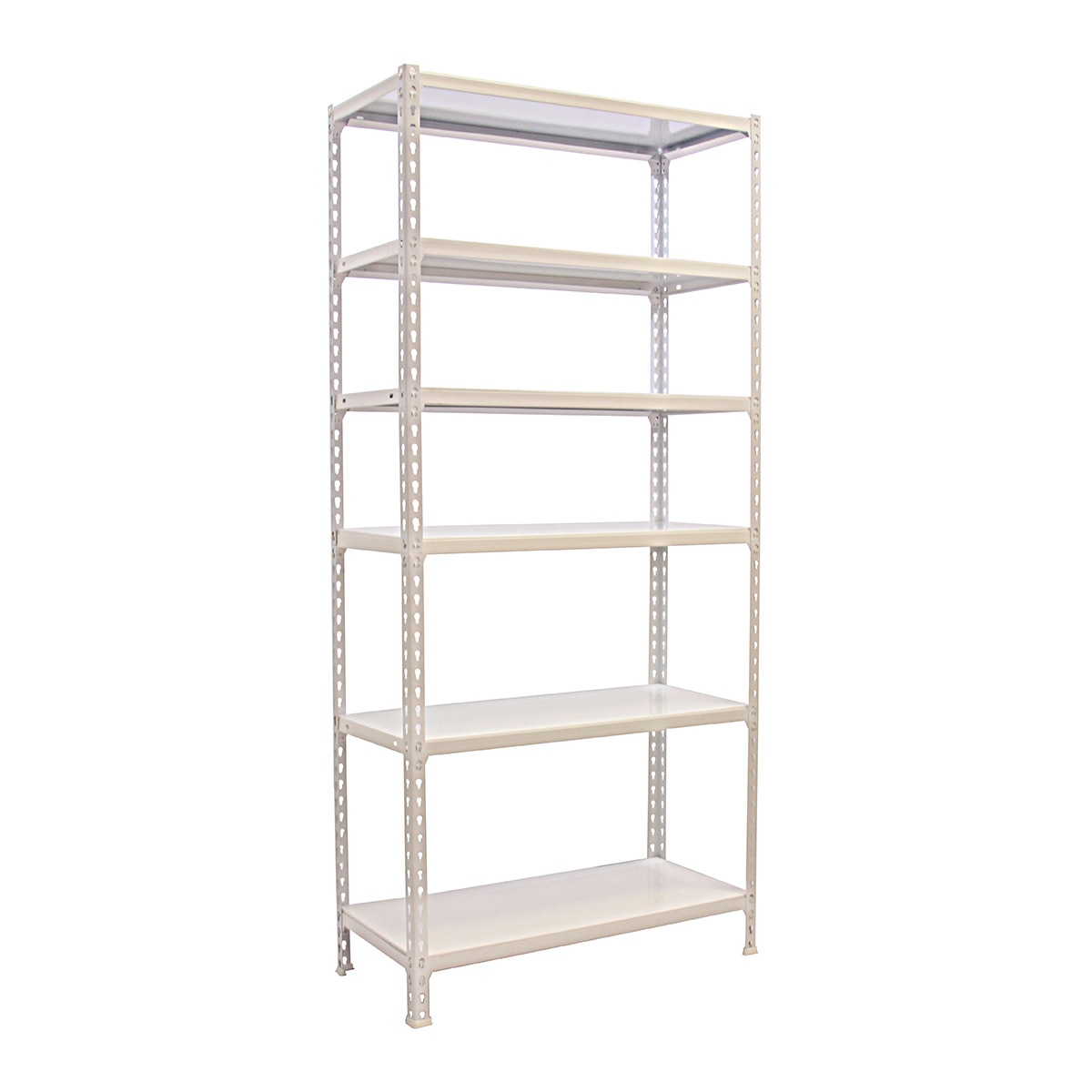 Estantería metálica SIMONCLICK 6 Estantes Blanco / Blanco-1